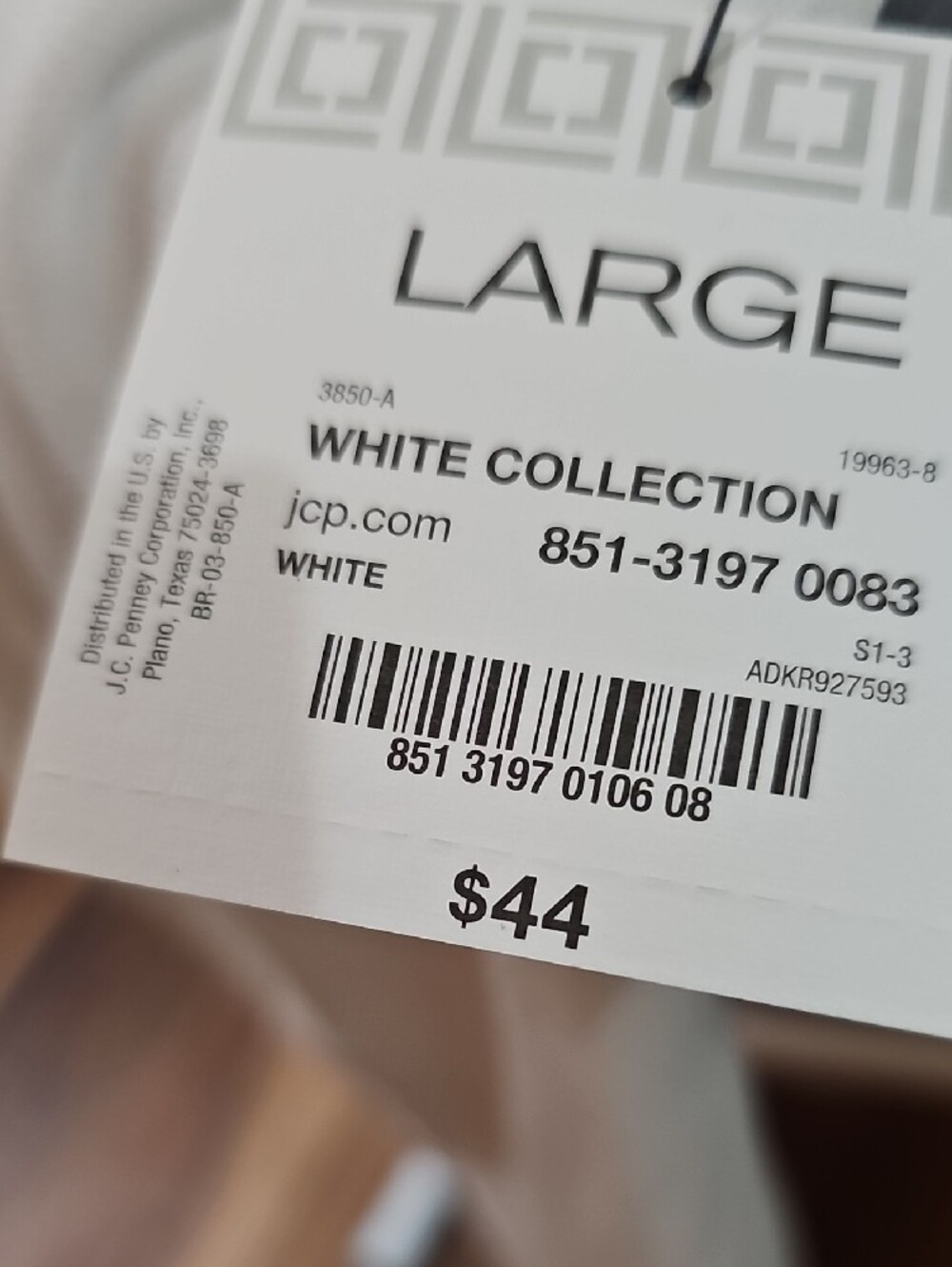 Liz Claiborne White Pleated V-Neck Blouse L - Picture 9 of 9